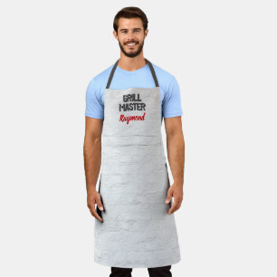 Tablier Maître de barbecue-grill Russe Murs de briques bl