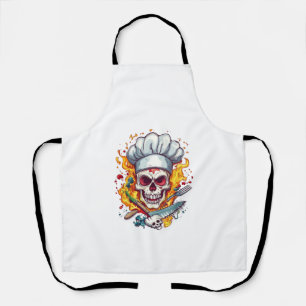 Tablier Maître de cuisine Chef Crâne