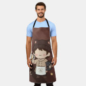 Tablier Maître du café Expert en espresso Art (Porté)
