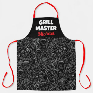 Tablier Maître du grill amateur de barbecue hommes papa ma