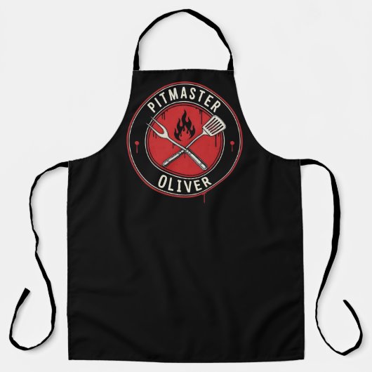 Tablier Maître Grill Retro Pitmaster (Recto)