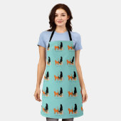 Tablier Maîtresse de chat heureuse (Porté)