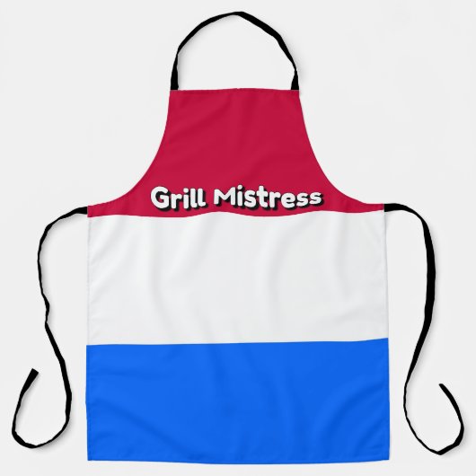 Tablier Maîtresse de grill (Recto)