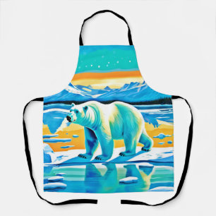 Tablier Majesté Polaire : Paysage Arctique