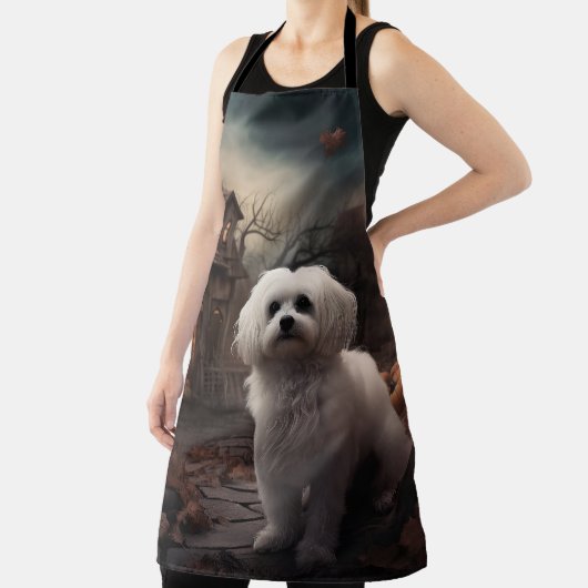Tablier Maltais Halloween effrayant (Insitu)