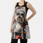 Tablier Malti Tzu Chien équitation Moto Noël (Insitu)