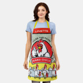 TABLIER MAMA CHICK RÈGLE L'AIRE RACINE (Porté)