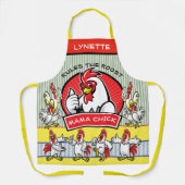 TABLIER MAMA CHICK RÈGLE L'AIRE RACINE (Recto)