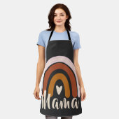 Tablier Mama - Femmes maman arc-en-ciel (Porté)