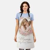 Tablier Mama — Mon Premier Chez Moi | Fleurs de mère et fi (Porté)