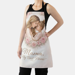 Tablier Mama — Mon Premier Chez Moi Fleurs de mère et fi