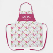 Tablier Maman a établi Fleur sauvage florale (Recto)