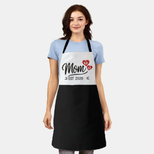 Tablier Maman a établi le jour des mamans année Script Cœu