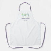 Tablier Maman Apron Aromatique Cuisine Herbes Amour Servi  (Recto)