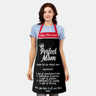Tablier Maman Citations, Parfait Maman Recette Cadeau Pers