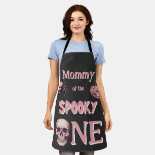 Tablier Maman du terrifiant en Pinkoween Crâne Vintage