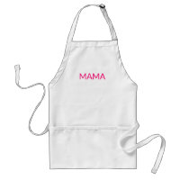Maman en espagnol fuchsia rose chaud minimaliste