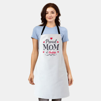 Tablier Maman fière de | Fête des mères personnalisées mig