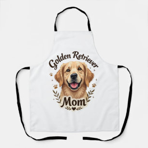 Tablier Maman Golden Retriever Vintage Amateur de Chien Ty