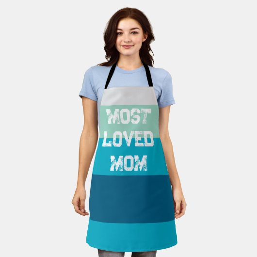Tablier Maman la plus aimée (Porté)