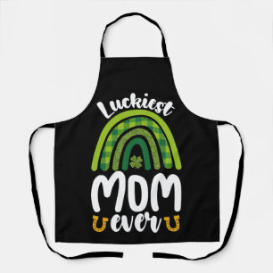 Tablier Maman la plus chanceuse de la famille St Patrick's