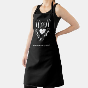 Tablier Maman Mama Ma Coeur Enfants noms Apron
