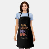 Tablier Maman. Maman. Maman. Bruh (Porté)