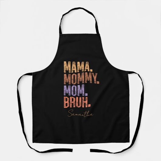 Tablier Maman. Maman. Maman. Bruh (Recto)