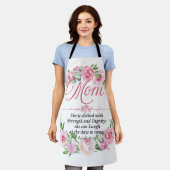 Tablier Maman - Proverbes 31:25 Fête des Mères Bible Verse (Porté)