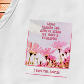 Tablier Maman Thérapeute non payée Funny Floral Fête des M