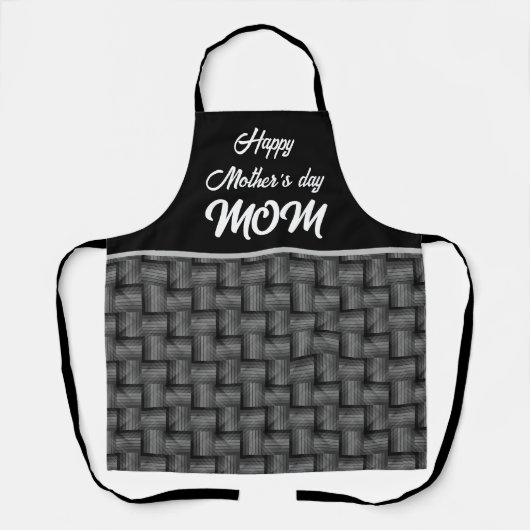 TABLIER MAMAN'S DAY CADEAU MAMAN CUSTOMISÉE CUISINE PORTE (Recto)