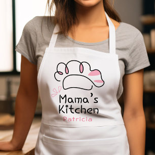 Tablier Mama's Kitchen Cute Chef Rose Mère