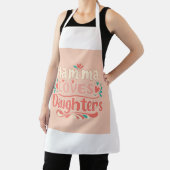 Tablier Mamma Loves Filles - Pastel Typography Design (Insitu)