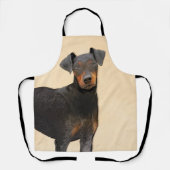 Tablier Manchester Terrier Peinture Art animal original (Recto)