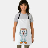 Tablier Manchot en tant que médecin avec plâtre (Insitu)