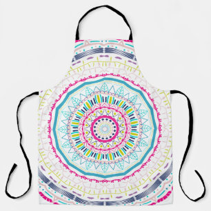 Tablier mandala coloré