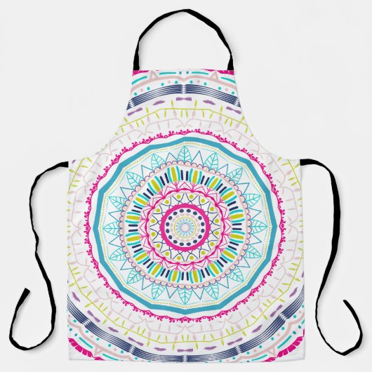 Tablier mandala coloré (Recto)