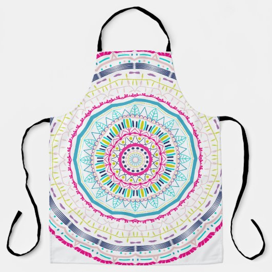 Tablier mandala coloré (Recto)