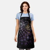 Tablier Mandala Fractal Art Psychedelic Universe sphères (Porté)