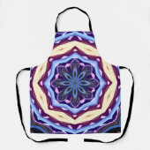 Tablier Mandala Rosette Floral Trippy Retro Hippie Boho (Recto)
