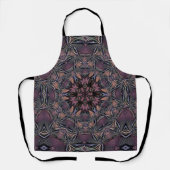 Tablier Mandala Rosette Floral Twin Retro Boho Mug (Recto)