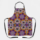 Tablier Mandala Rosette Retro Hippie Boho Chic Bohème (Recto)