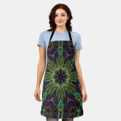 Tablier Mandala Rosette Retro Hippie Boho Chic Bohème (Porté)