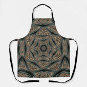 Tablier Mandala Rosette Retro Hippie Boho Chic Bohème (Recto)