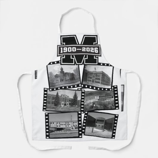 Tablier Mandan Braves All Class Reunion Apron (Recto)