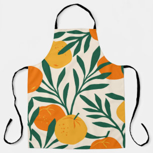 Tablier Mandarin Mosaic : Citrus Chic tendance