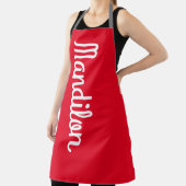 Tablier mandilon delantar rojo (Insitu)