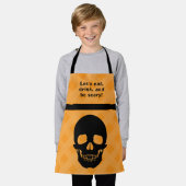 Tablier Mange, bois Halloween Apron (Porté)