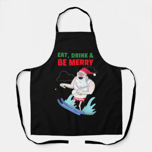 Tablier Manger, Boire & Joyeux Noël