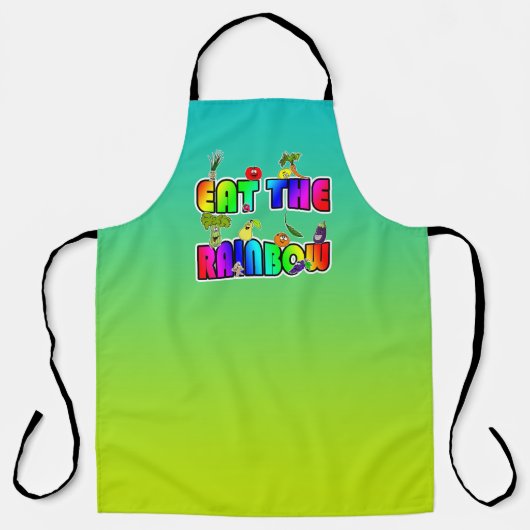 Tablier manger l'arc-en-ciel (Recto)